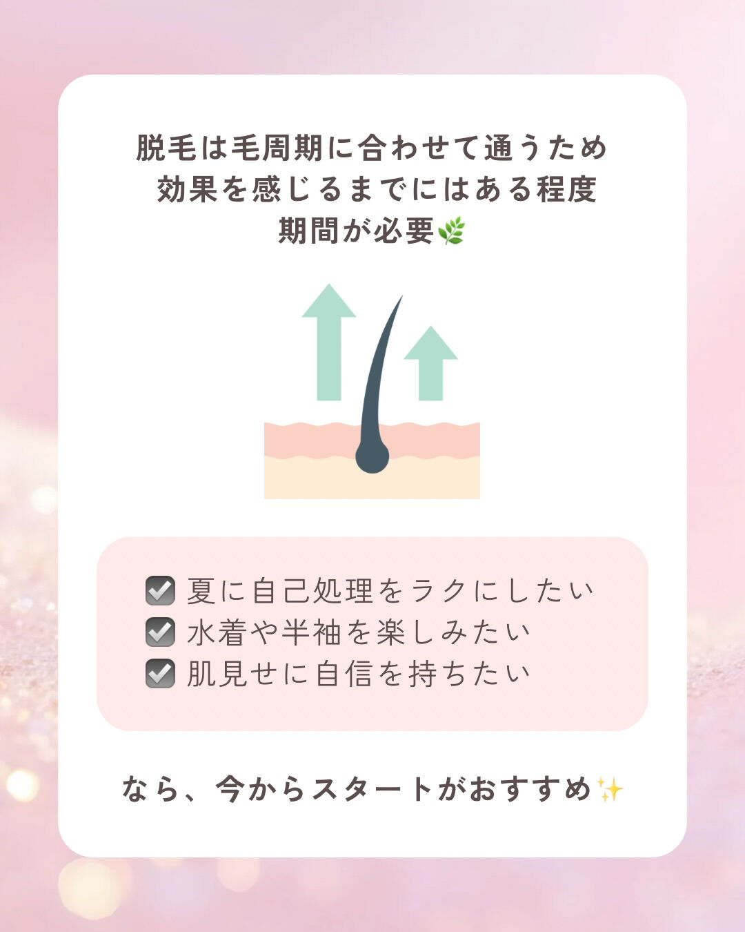 脱毛メニュー用（全身／VIO／メンズなど）